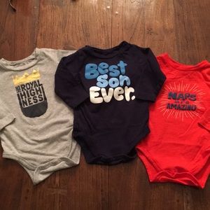 Okie Dokie 6 mo onesie set